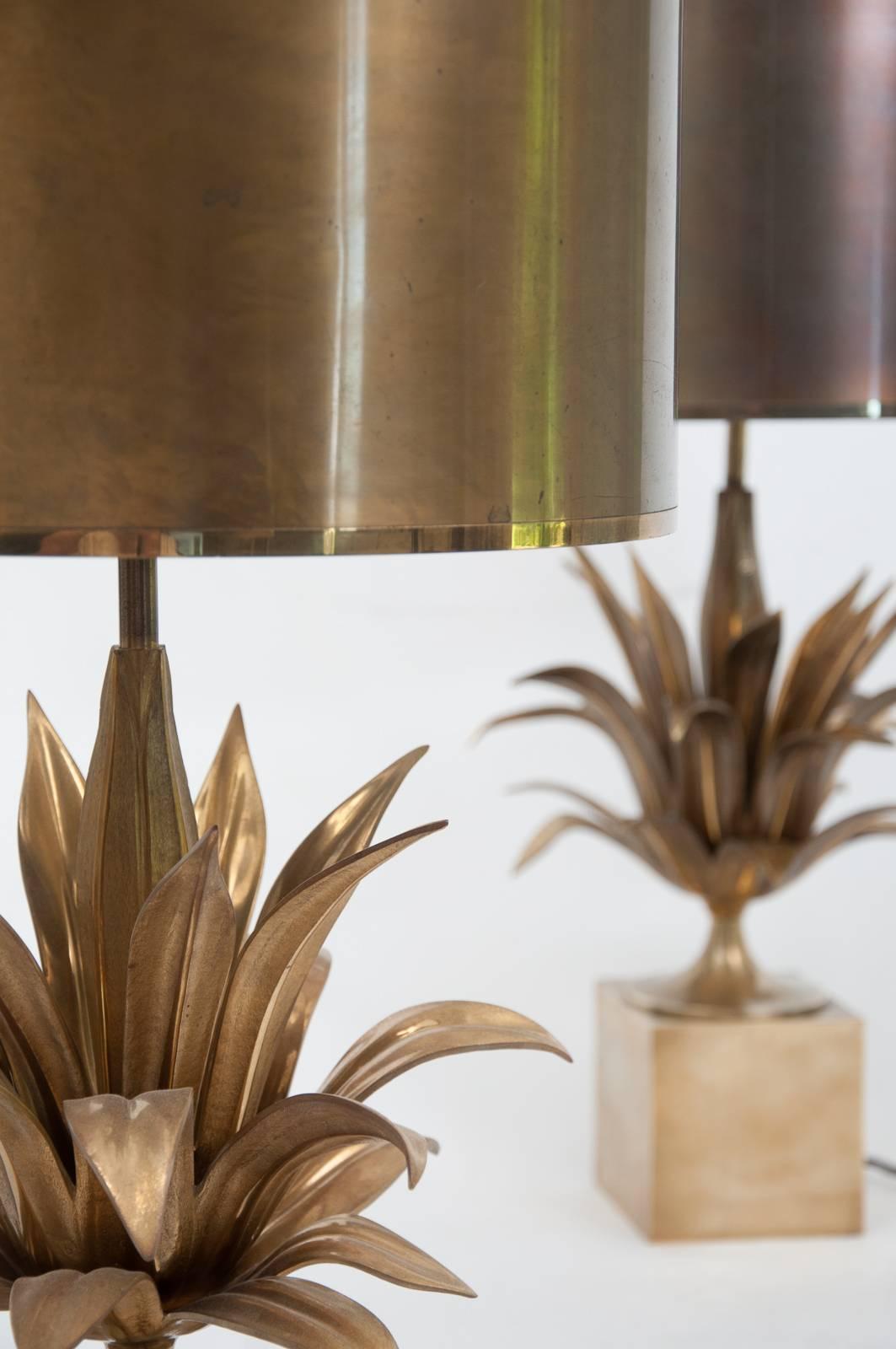 Matched Pair of “Agave a Gorge” Table Lamps by Maison Charles 1