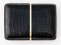 1930s Hermès 'Ermeto' Eight-Day Alarm Travel Desk Clock Produced by Movado