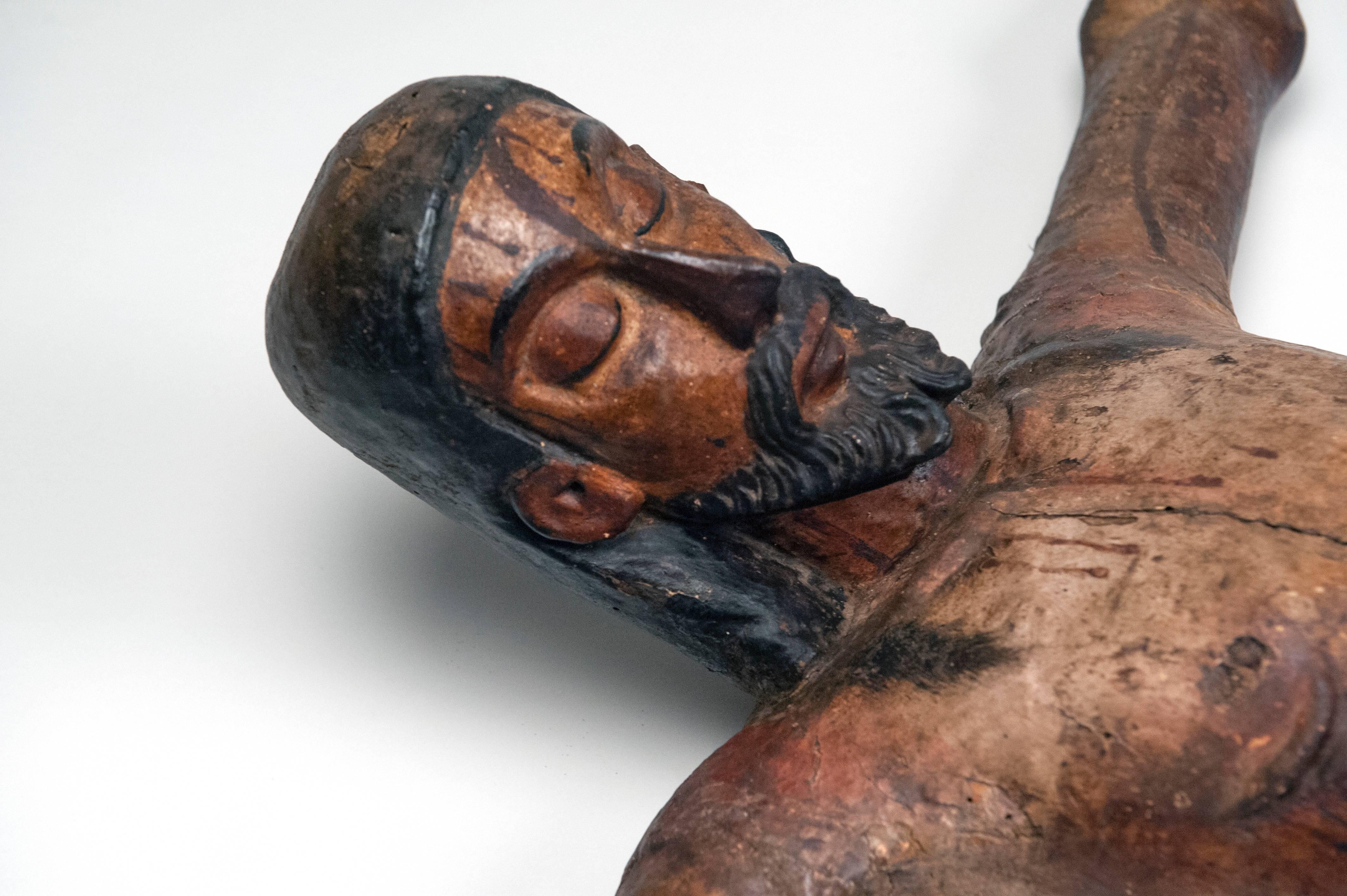 Carved Wooden Mexican Corpus 4