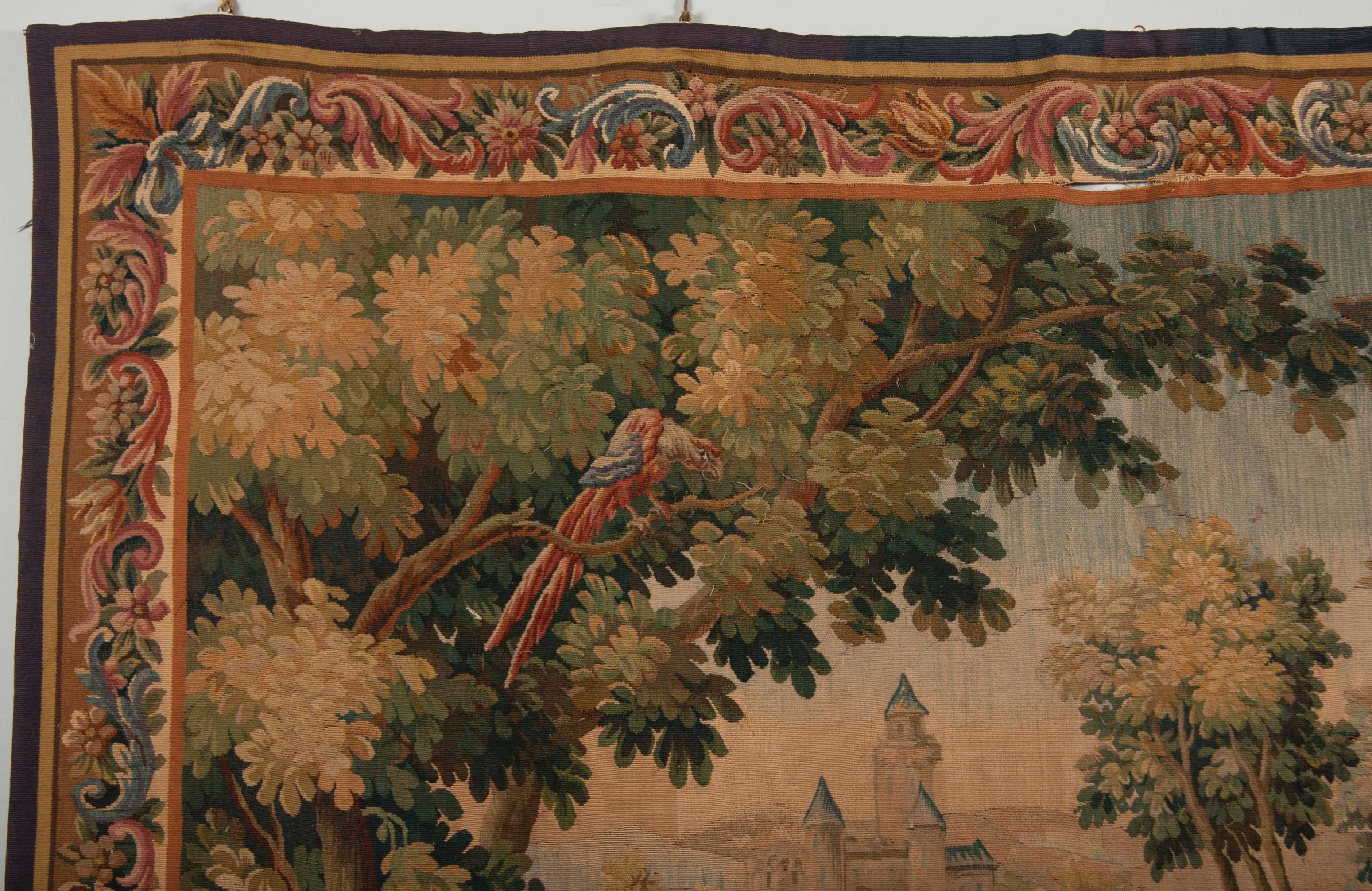 French Aubusson Tapestry, Late 18th Century 5