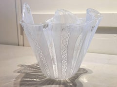 Venini Murano Handkerchief "Fazzoletto" Vase