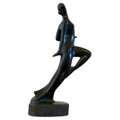 Gio Ponti, Entwurf für "Manifattura Rossi", Bucchero-Skulptur, Weiblicher Akt