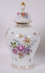 Pair of 19th Century German Covered Jars