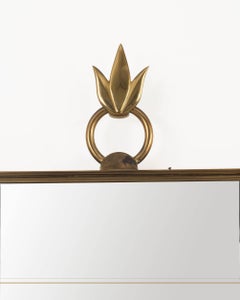 French Art Deco 1930s, Rectangular Wall Mirror, André Arbus