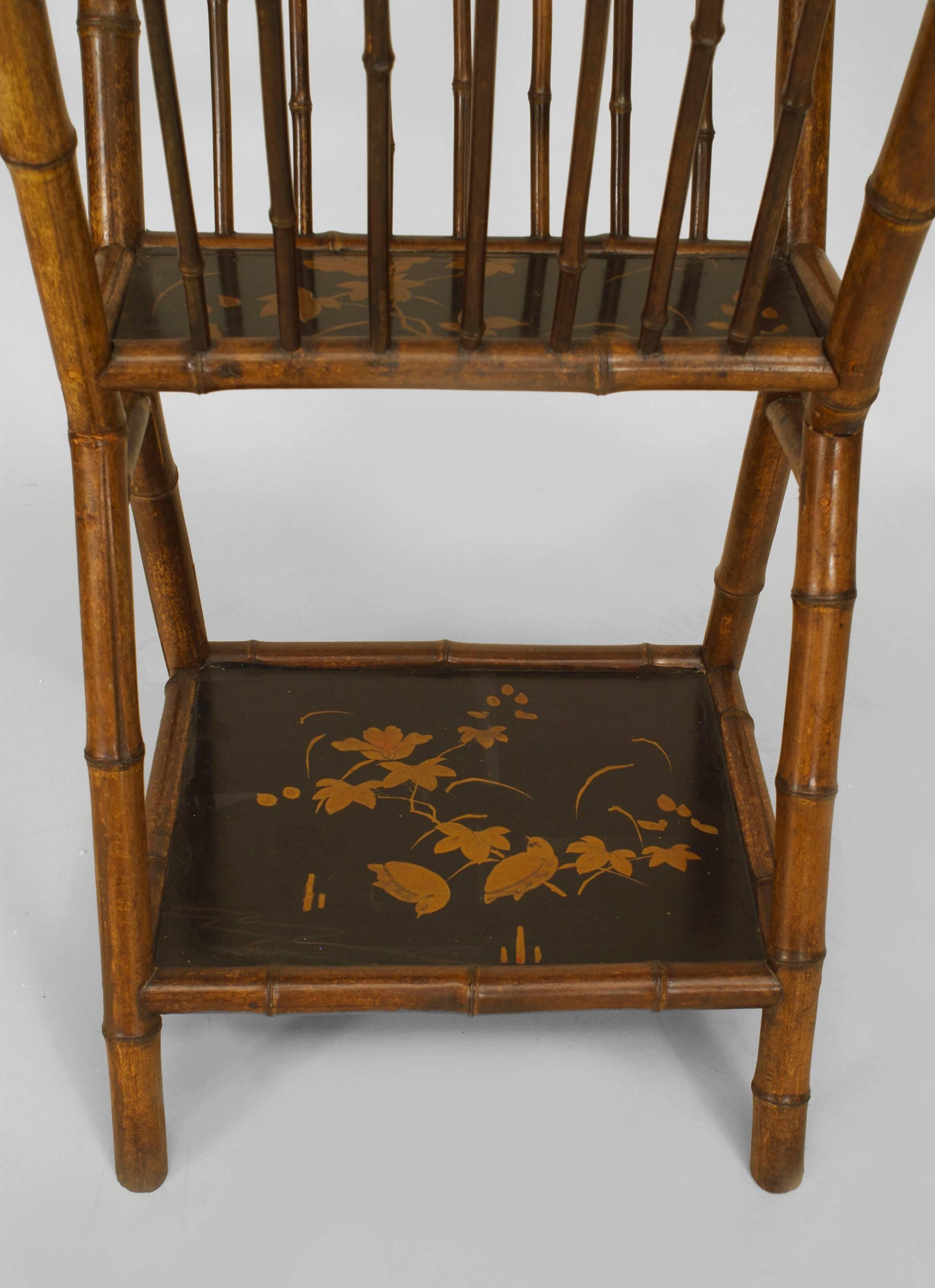 Victorian Bamboo Magazine Rack In Good Condition In New York, NY