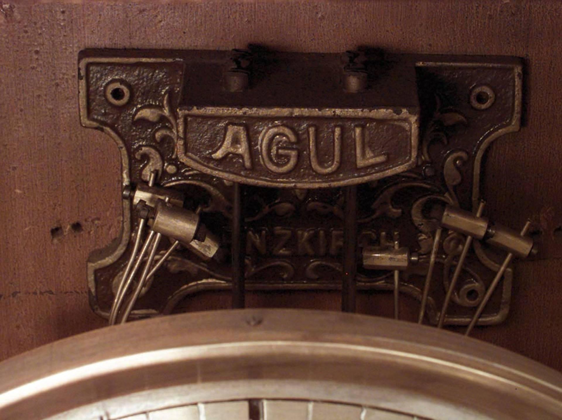 Carved Rustic Black Forest Walnut Grandfather Clock