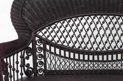 Heywood American Victorian Wicker Settee