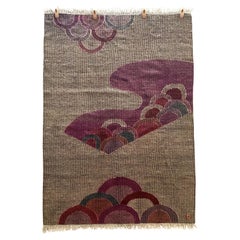 Handwoven Signed Wool Tapestry