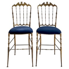 Chiavari-Stühle aus Messing, Italien, 1960er Jahre, Fratelli Levaggi/Giuseppe Gaetano Descalzi