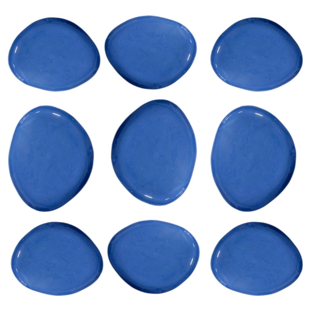 (11) Cerulean Blue-Essteller „Wabi Sabi“ von Mud Studio (Südafrika) im Angebot