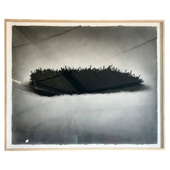 (2) Riesige Graphit- und Kohlezeichnungen von Robert Flynn, signiert „St. Augustine 3 & 6“