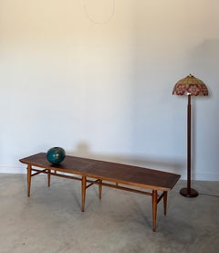 Walnut Extra Long 6 Feet Long Lane Alta Vista Midcentury Modern Coffee Table