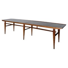 Walnut Extra Long 6 Feet Long Lane Alta Vista Midcentury Modern Coffee Table