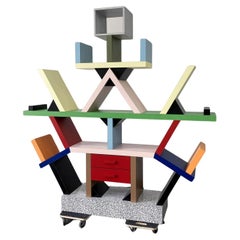 Vintage Carlton Library Bookcase by Ettore Sottsass - Memphis Milano