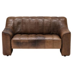 DS 44 Two Seater Sofa in Buffalo Brown Leather by De Sede