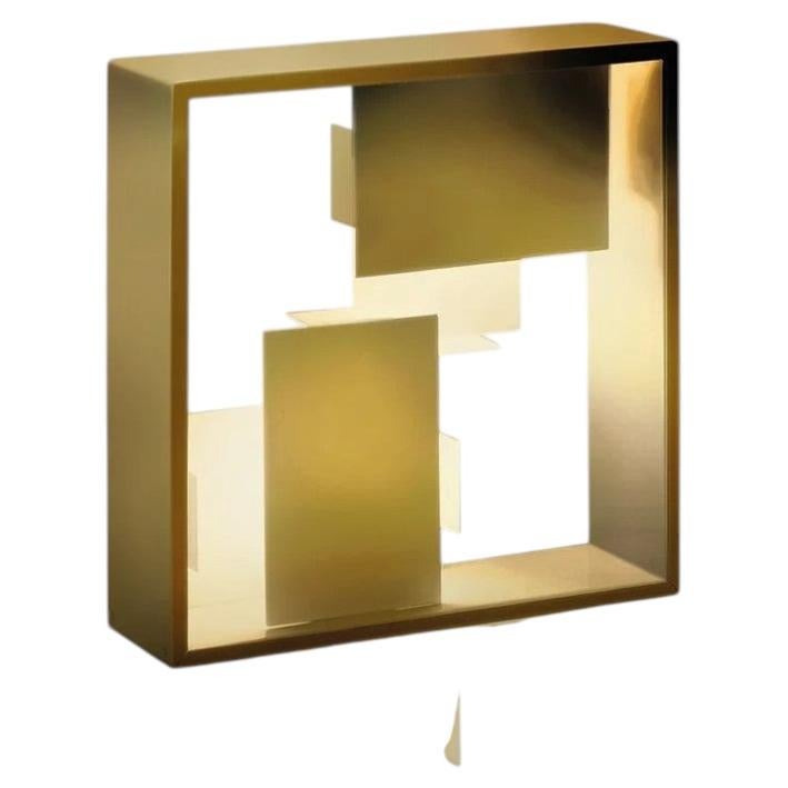 Pre-owned Artemide Fato Metal Table Or Wall Lamp By Gio Ponti For , Italy In Brown