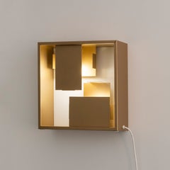 Fato Metal Table or Wall Lamp by Gio Ponti for Artemide, Italy