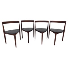 Roundette Teak Dining Chairs by Hans Olsen for Frem Rojle, 1960s set of 4