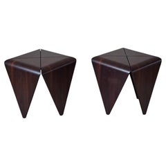 Side Tables by Jorge Zalszupin, 1960s, Set of 2