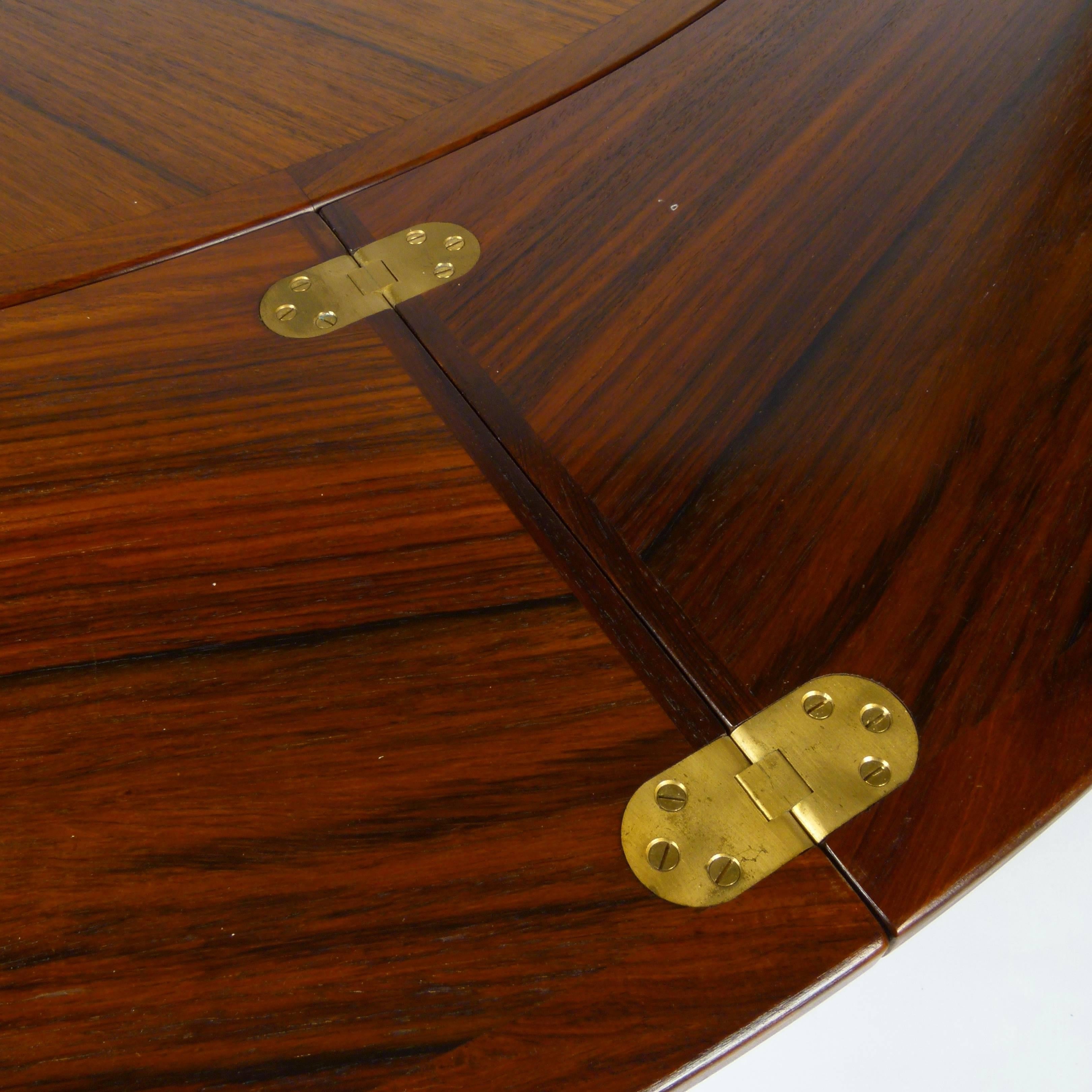 Late 20th Century Rosewood Flip-Flap Table by Dyrlund, Denmark