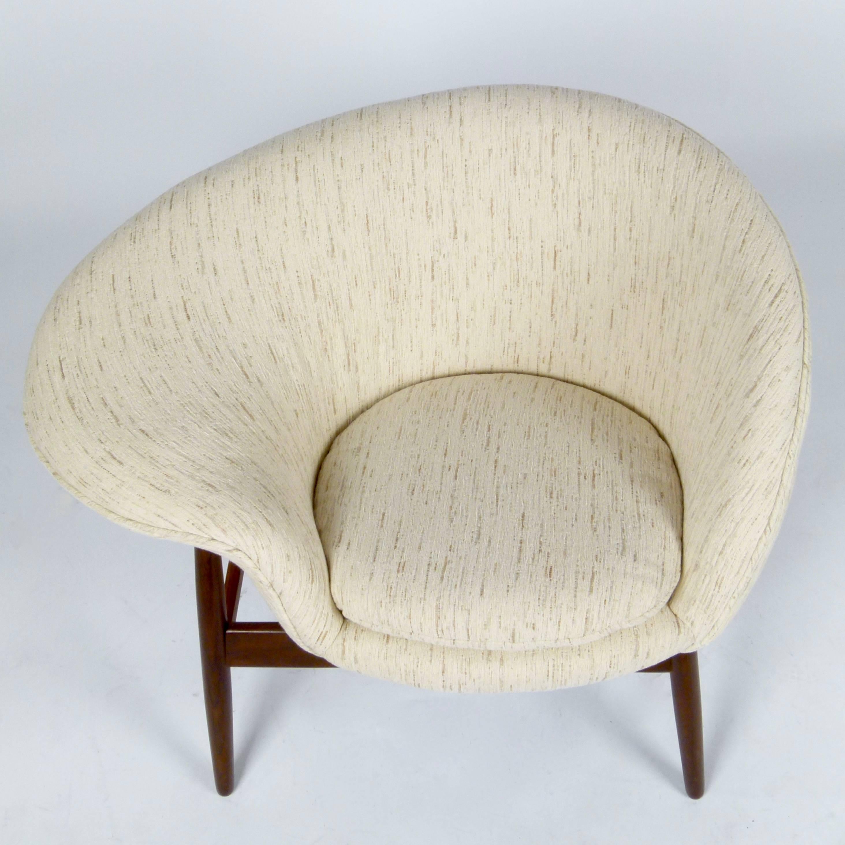 Fabric Hans Olsen Fried Egg Chair