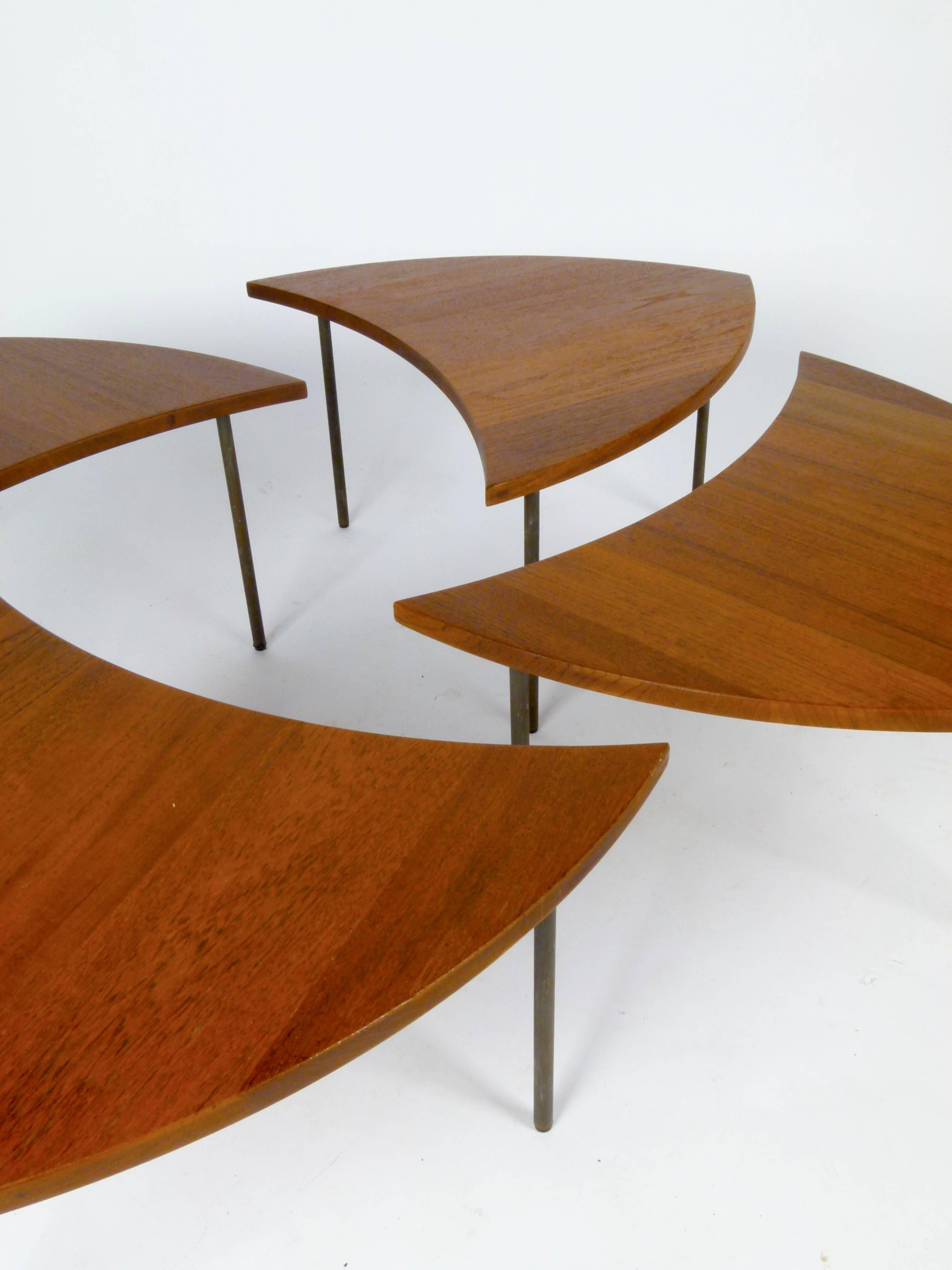 Rare Set of Four FD523 Tables by Peter Hvidt & Orla Molgaard Neilsen 1