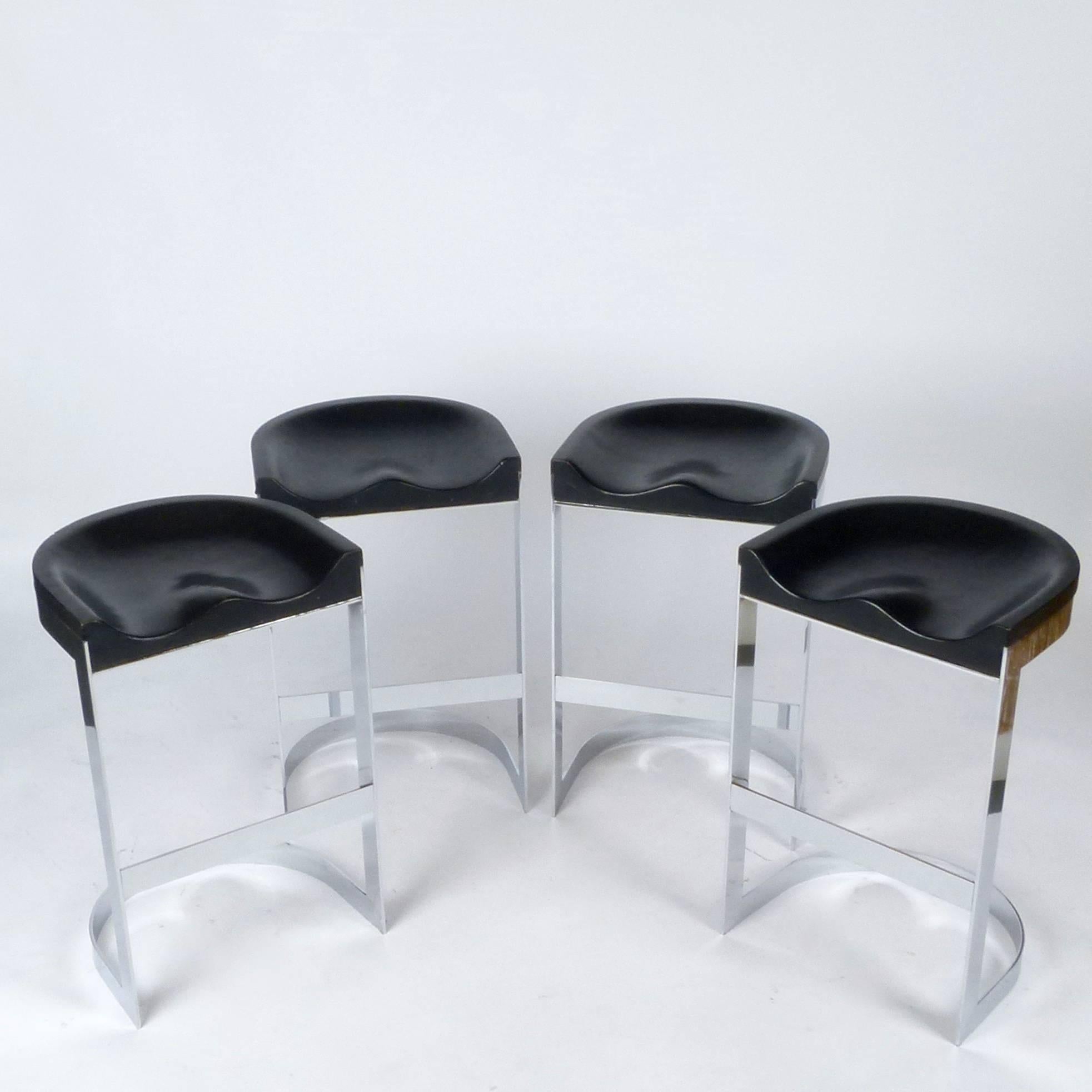 Set of Warren Bacon Stools 1