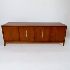 Brown Saltman Storage Bench or Petite Credenza