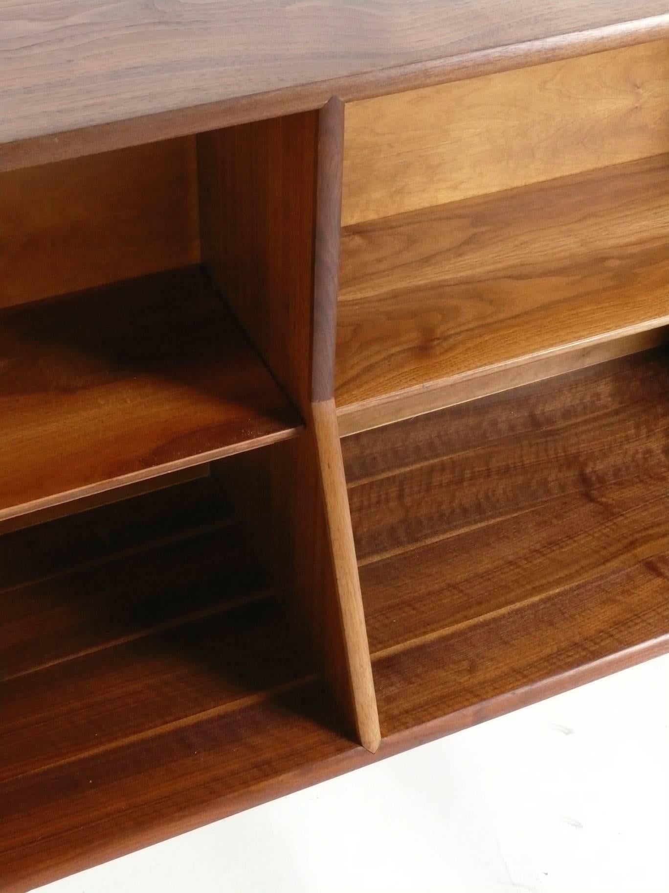 Walnut Bookcase by Kipp Stewart for Drexel 3