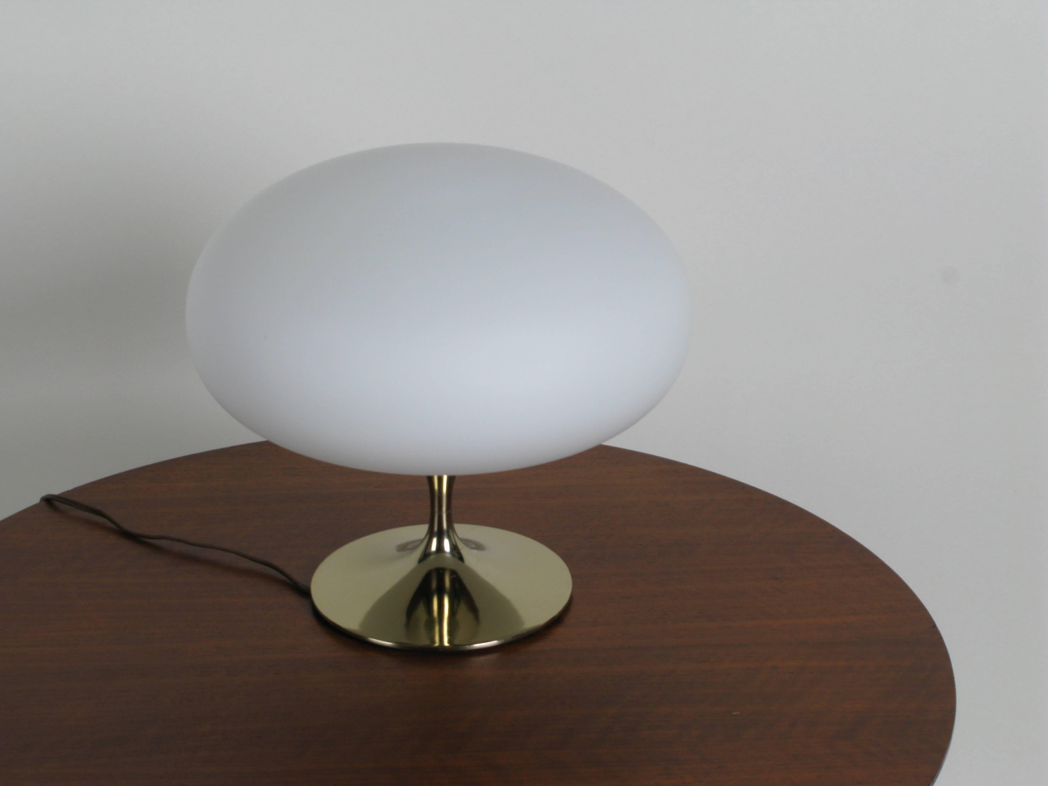 Mid-Century Modern Brass Base Lamp by Laurel Lamp Company