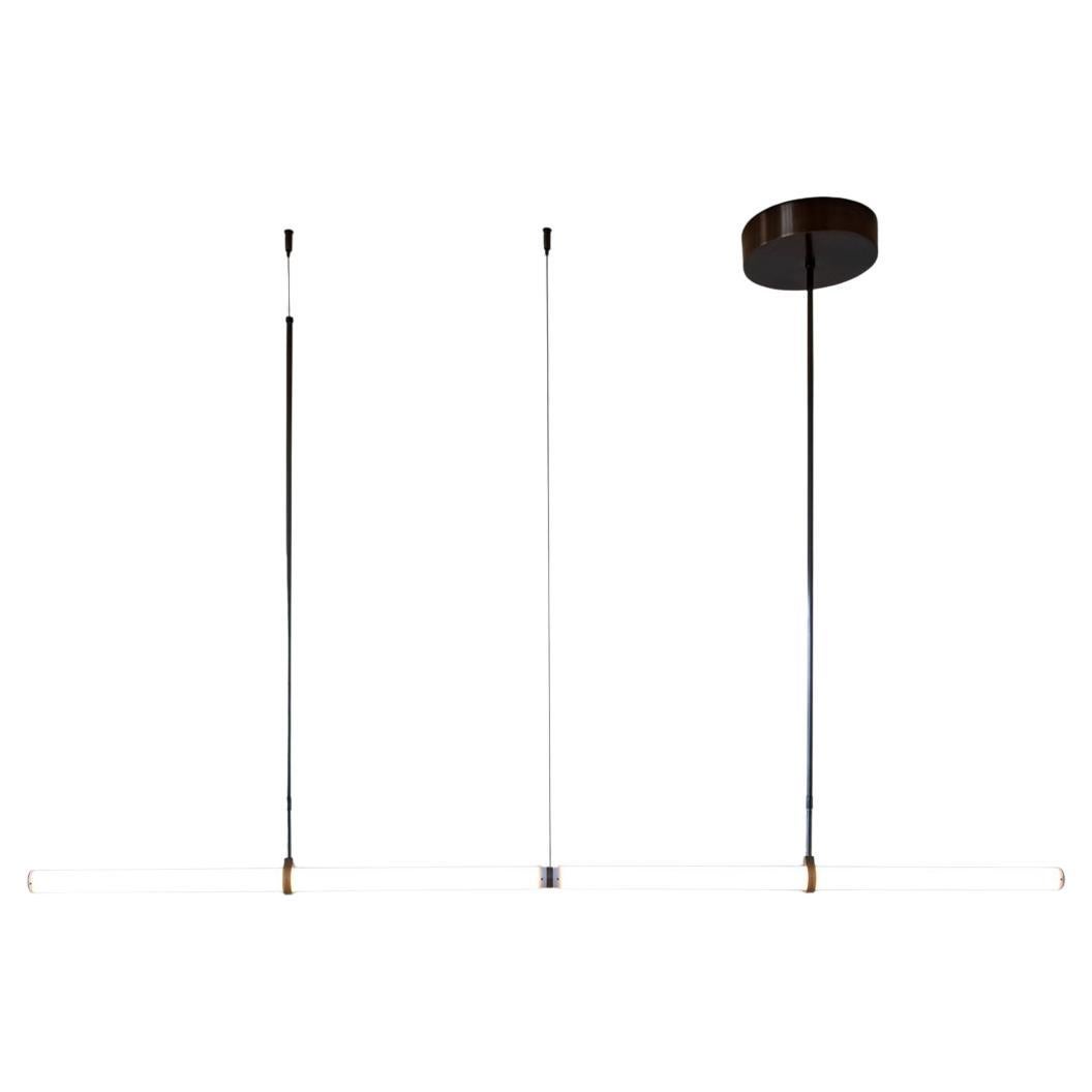 Brass Linear light object 015 For Sale