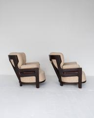 Guillerme & Chambron for Votre Maison Lounge Chair, Pair