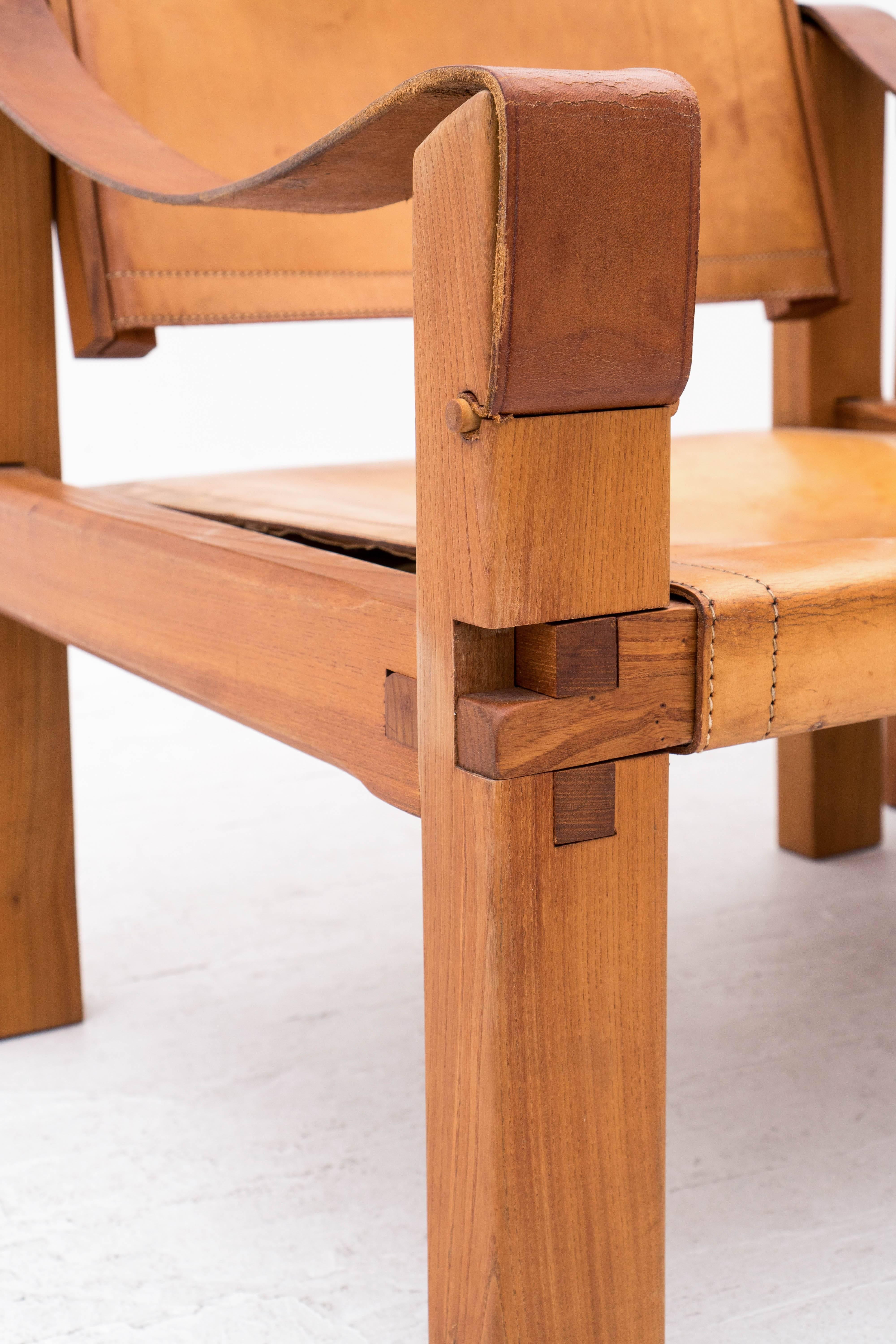 Mid-20th Century Pierre Chapo S10 Lounge Chairs