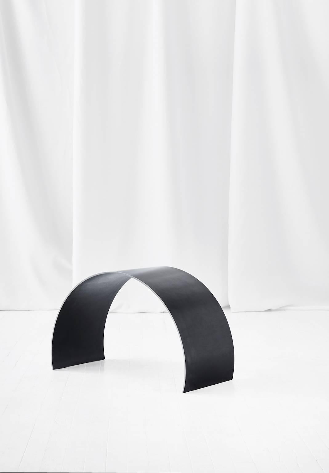 Equal parts sculpture and stool, the waxed raw steel arc stool by ASH NYC is both functional and beautiful.

Inspired by forms from great artists like Richard Serra, the stool lends itself to being a standout piece in any home that doubles as a