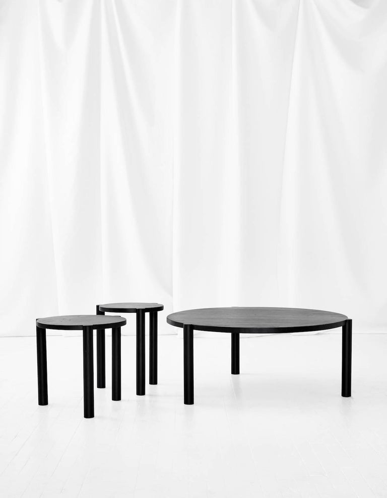 American WC1 Cocktail Table by ASH NYC in Black Oak 