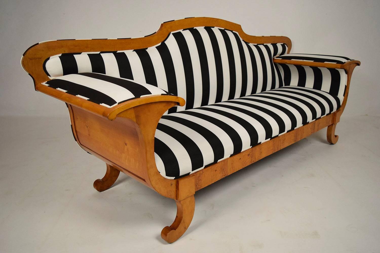 European 1850's Biedermeier-style Sofa