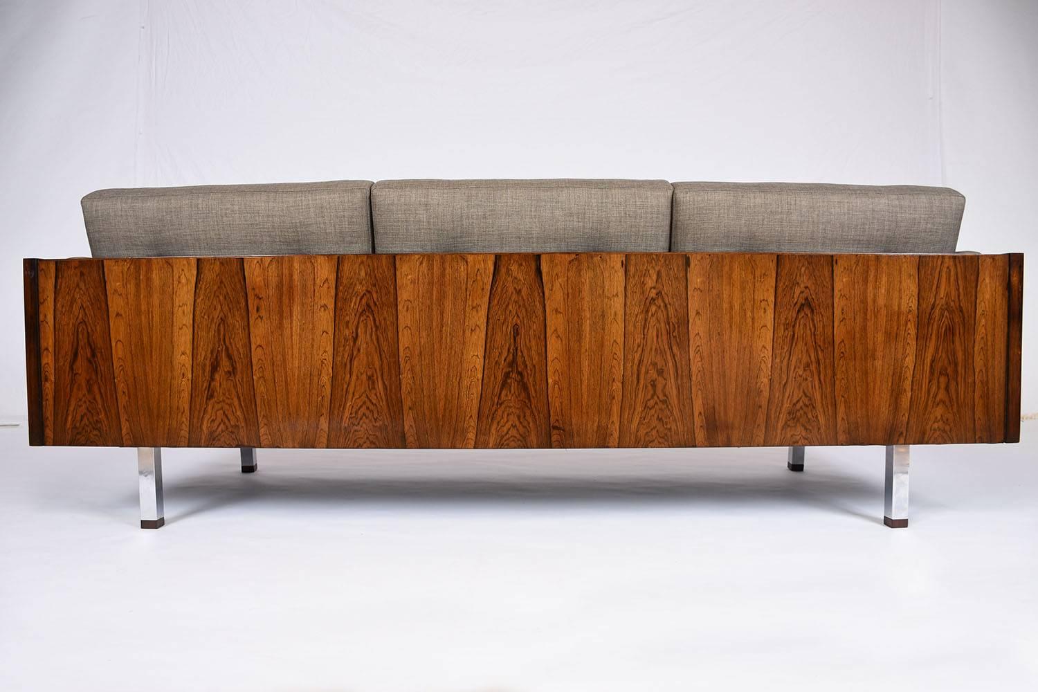 Mid-Century Modern Milo Baughman Cube Sofa In Excellent Condition In Los Angeles, CA