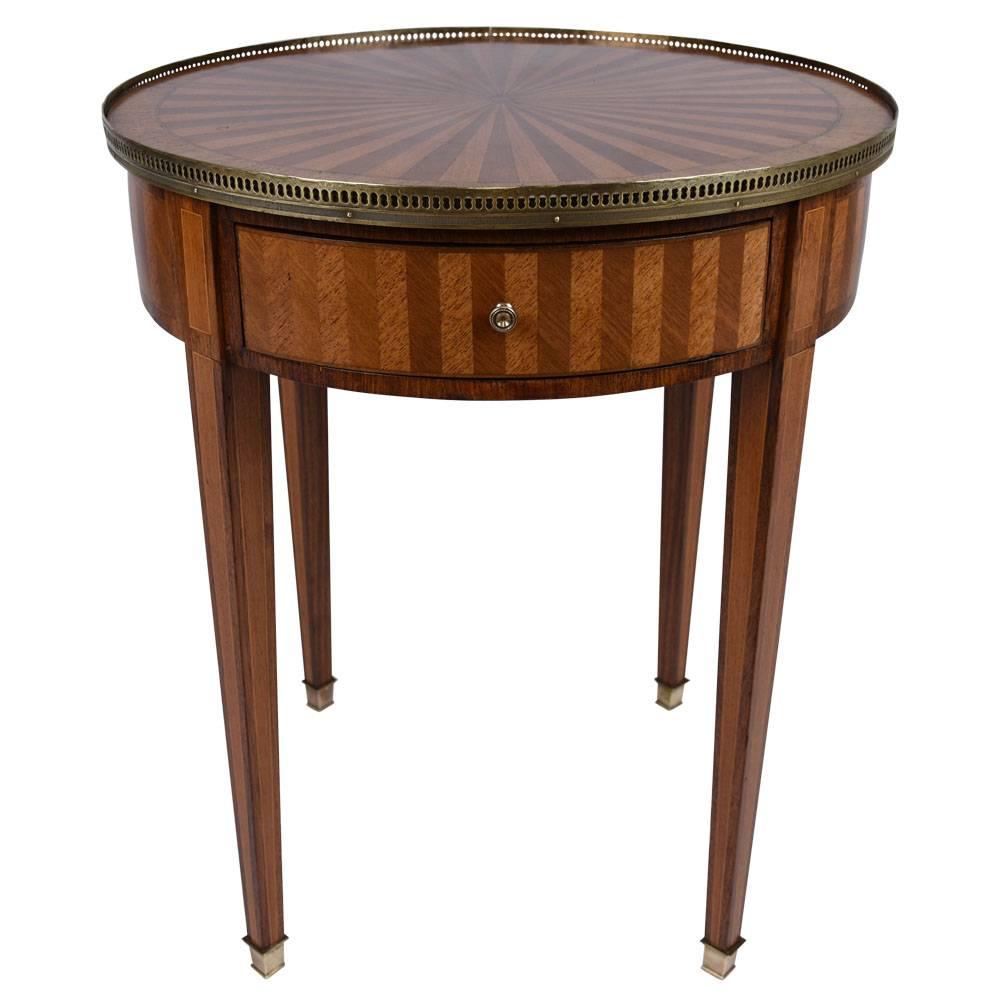 French Louis XVI Inlay Side Table