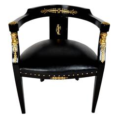 French 19th Century Empire-Style Armchair