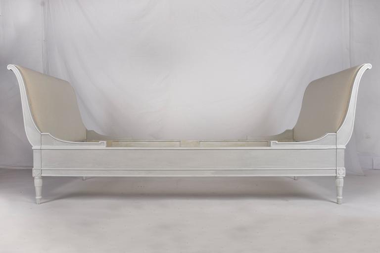 Pair of Antique French Empire Twin Beds For Sale at 1stdibs