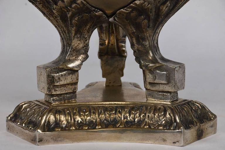 Antique Silver Plated Bronze Urns For Sale at 1stDibs