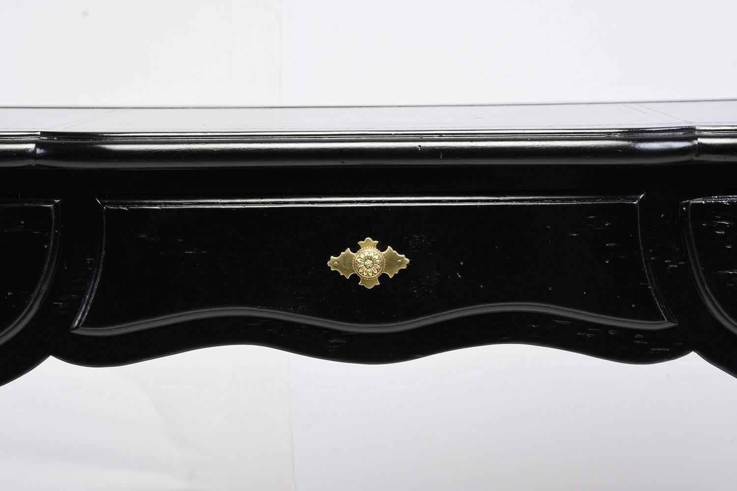 Brass Louis XV-Style Auffray Desk
