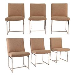 Set of Six Mid-Century Modern-Style Dining Chairs by Milo Baughman 2