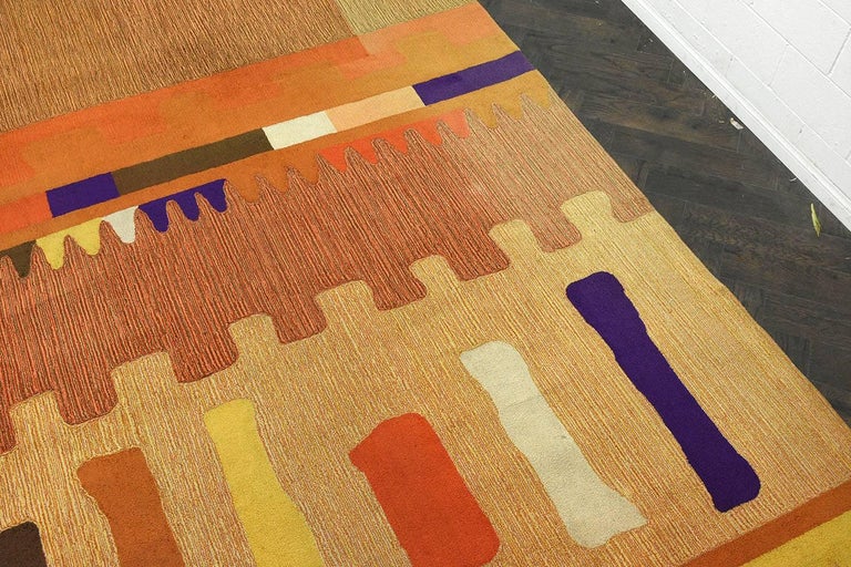 Modernist Edward Fields Large Area Rug For Sale at 1stdibs