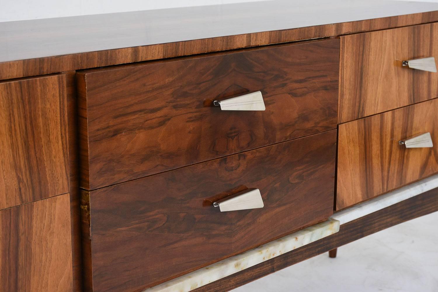 Steel Pair of Mid Century Modern Credenzas