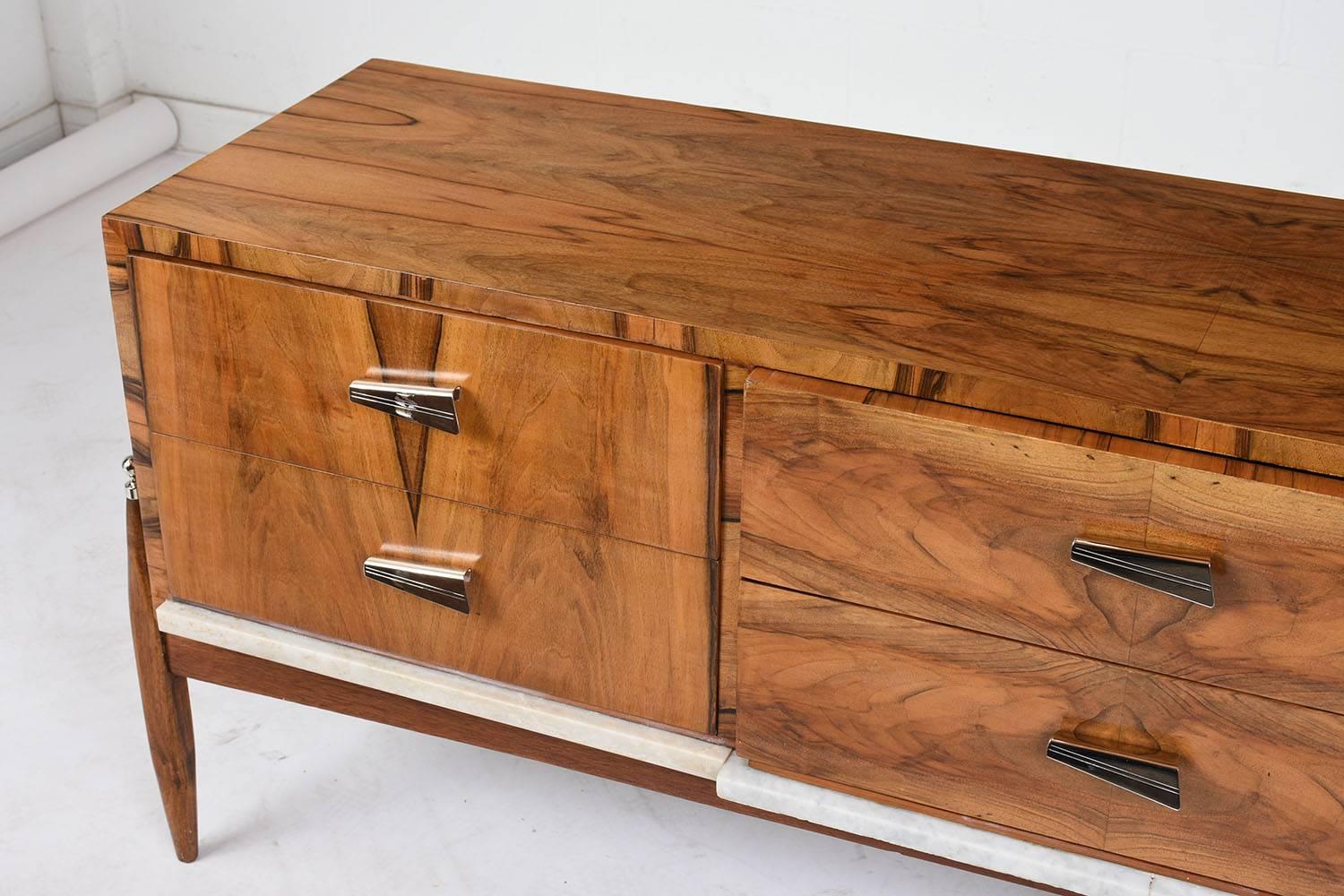 Mid-20th Century Pair of Mid Century Modern Credenzas