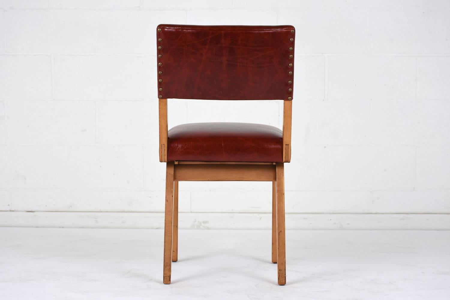 20th Century Set of Six Mid-Century Modern-Style Dining Chairs