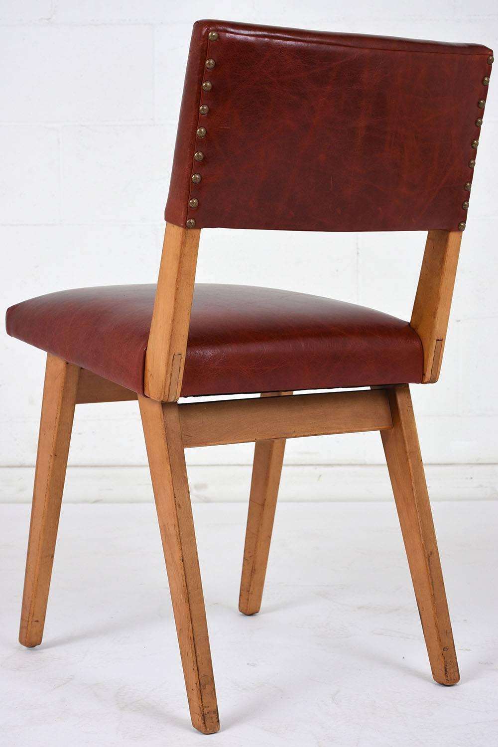 Set of Six Mid-Century Modern-Style Dining Chairs 2