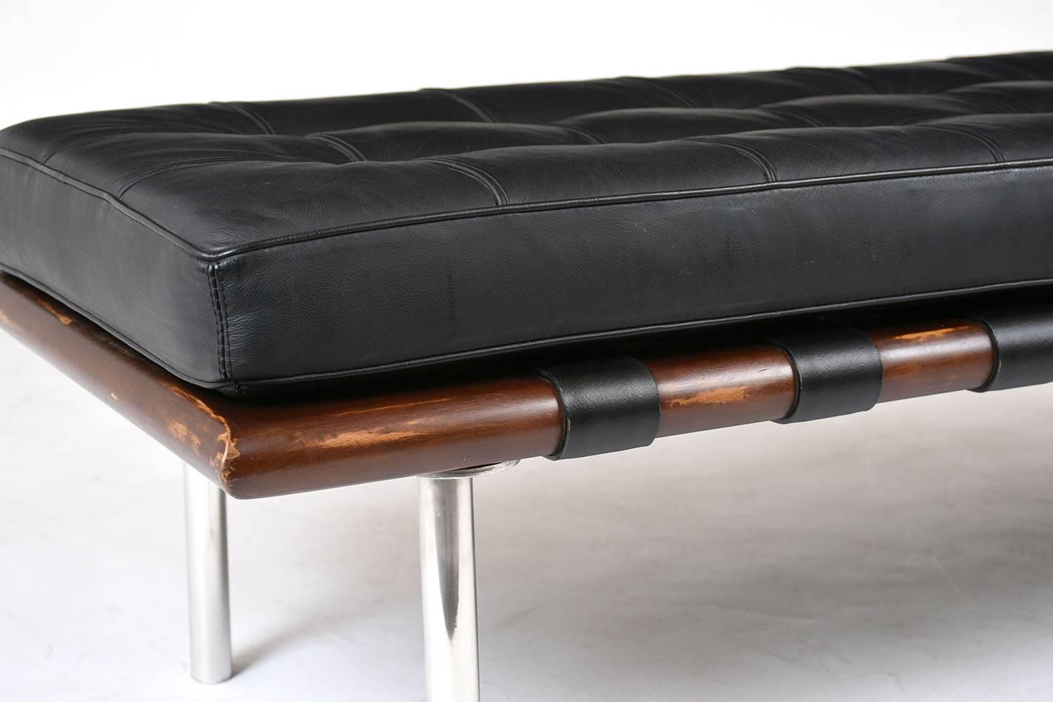 Contemporary Mid-Century Modern Miller-Style Bench