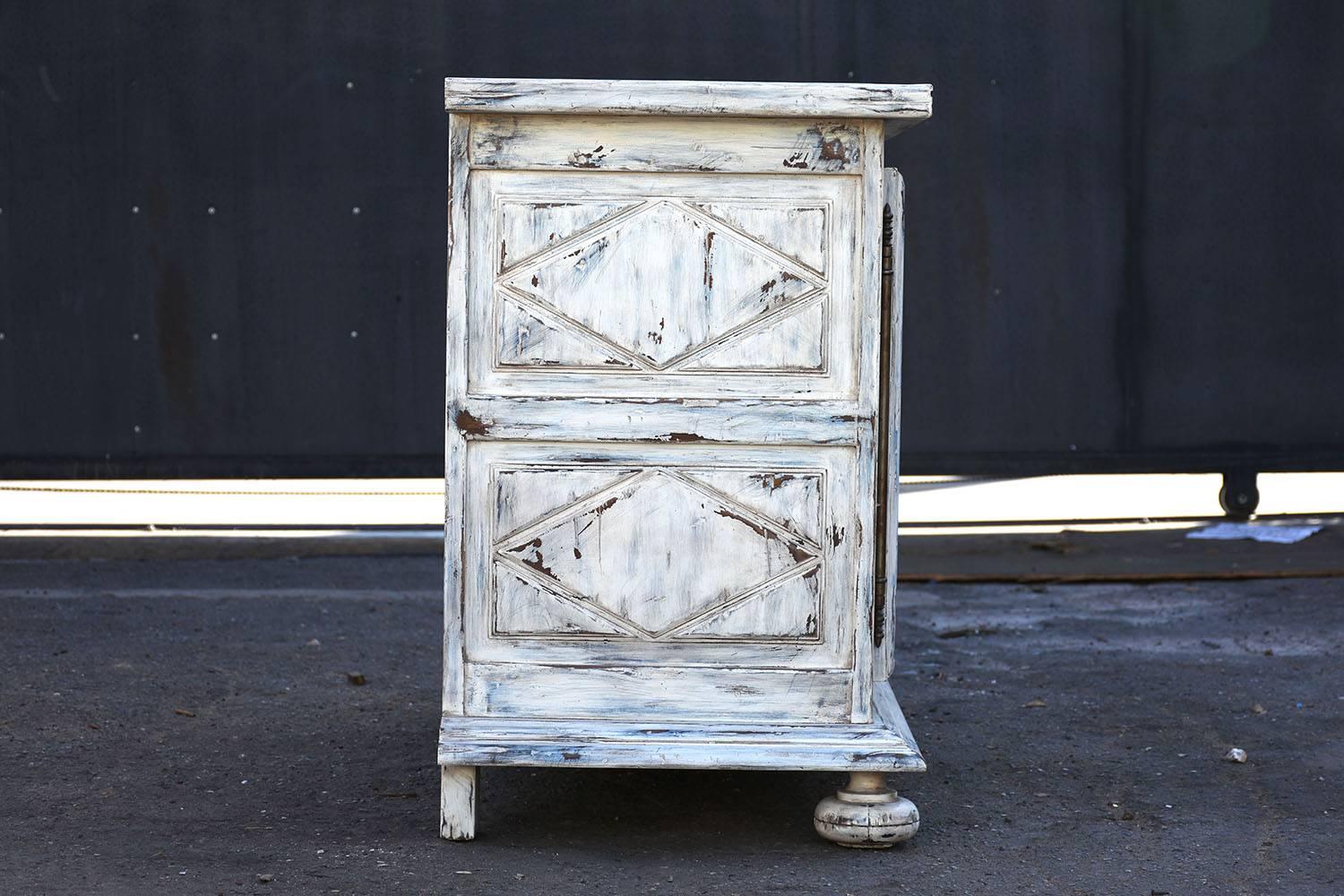 Antique French Renaissance-Style Painted Buffet In Excellent Condition In Los Angeles, CA